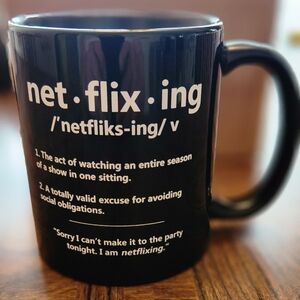 New in Box - Net.Flix.Ing Mug